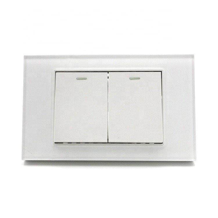 US Switch 2 Gang 1-Way/2-Way